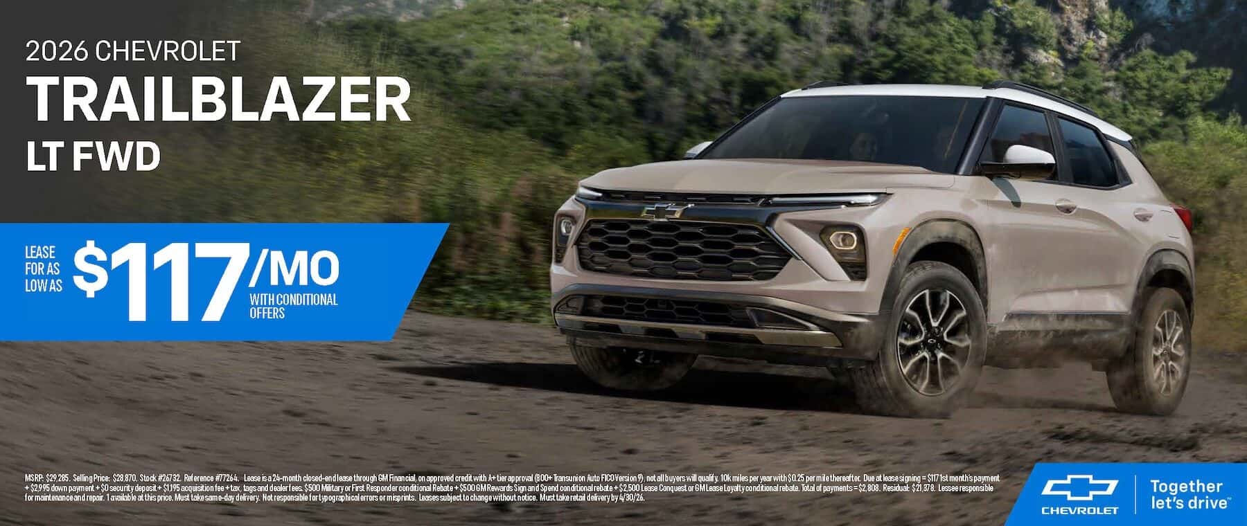 2026 Chevrolet Trailblazer special
