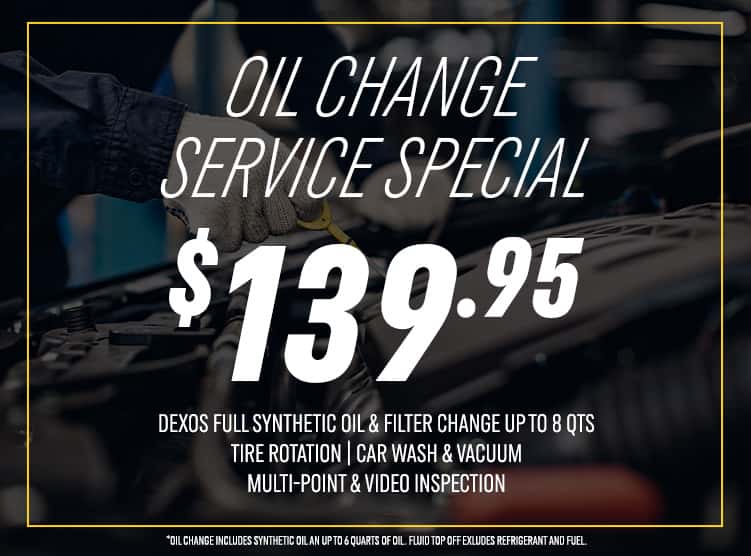 Oil Change Service Special 8 Quarts