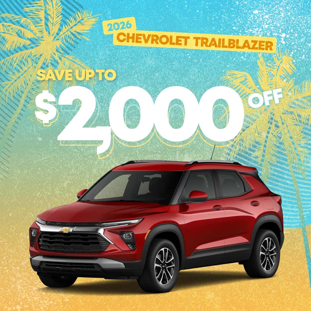 New Chevrolet TrailBlazer special offer at Elk Grove Chevrolet