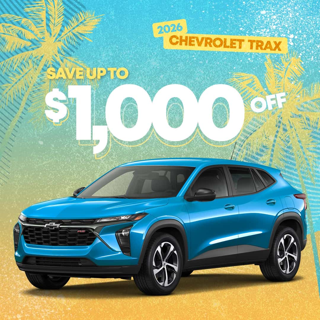 New 2026 Chevrolet Trax EV special offer at Elk Grove Chevrolet