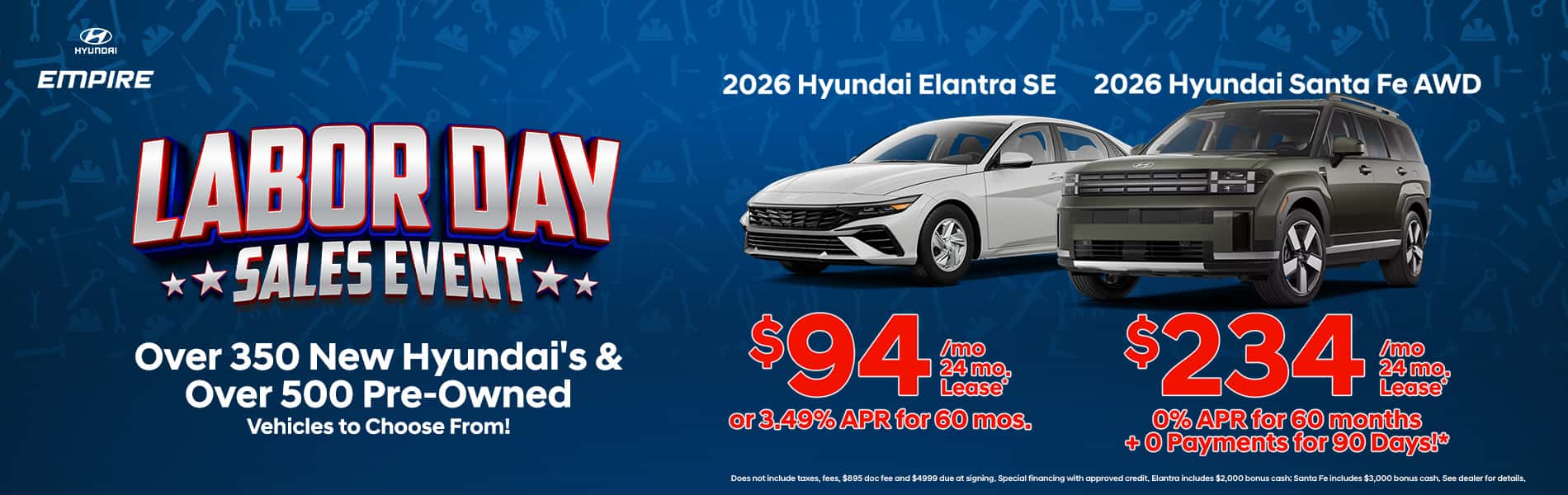 Labor Day Lease Offer