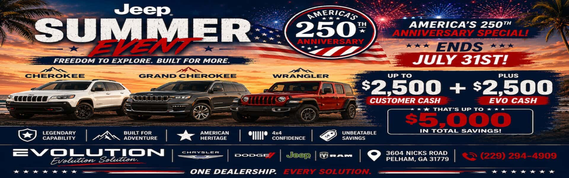 Jeep Summer Special Offer