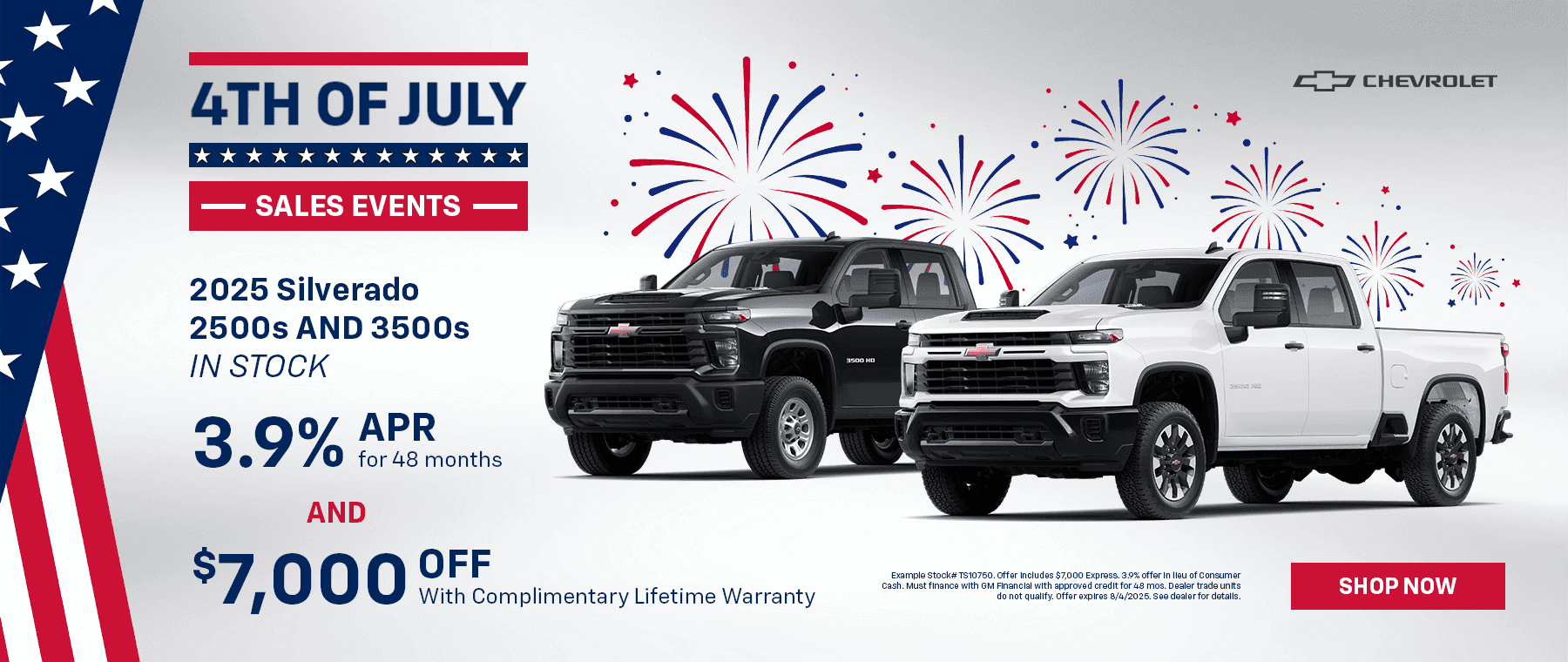 Title: 2025 Silverado 2500s AND 3500s IN STOCK Offer: 3.9% APR for 48 months AND $7,000 OFF! With Complimentary Lifetime Warranty