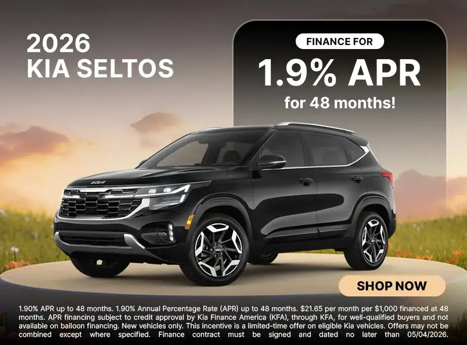 2026 Kia Seltos 1.9% APR for 48 Months