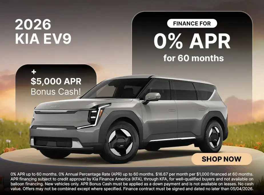 2026 Kia EV9 0% APR for 60 Months