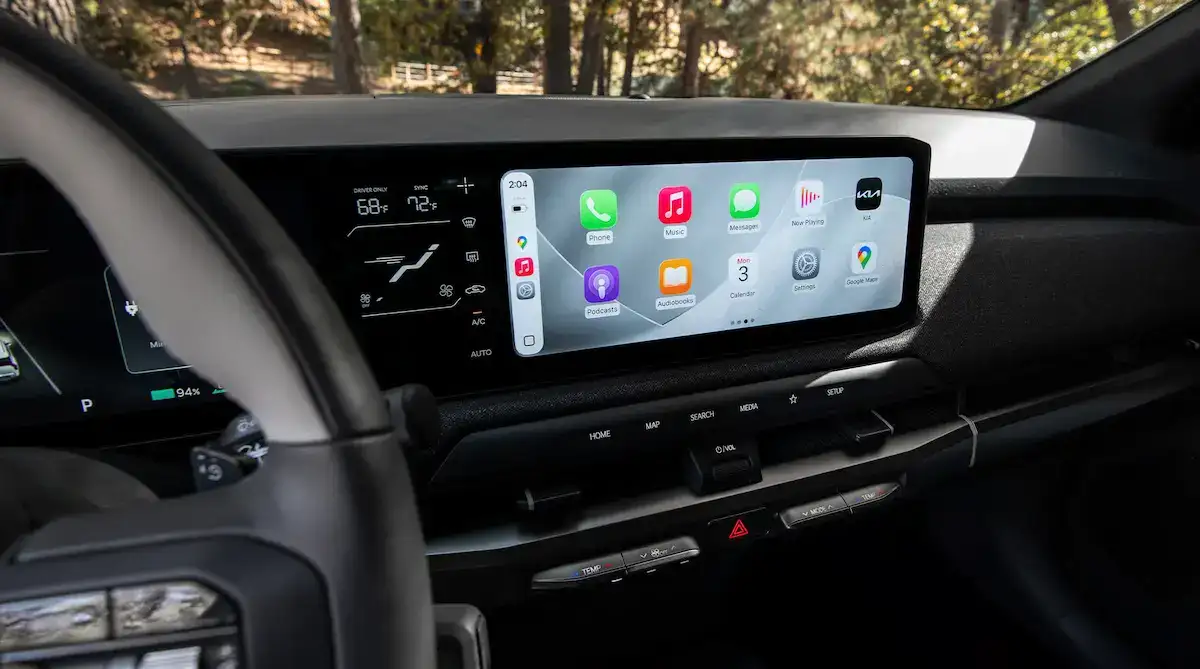 2027 Kia EV3 nearly 30 in. of total combined digital displays