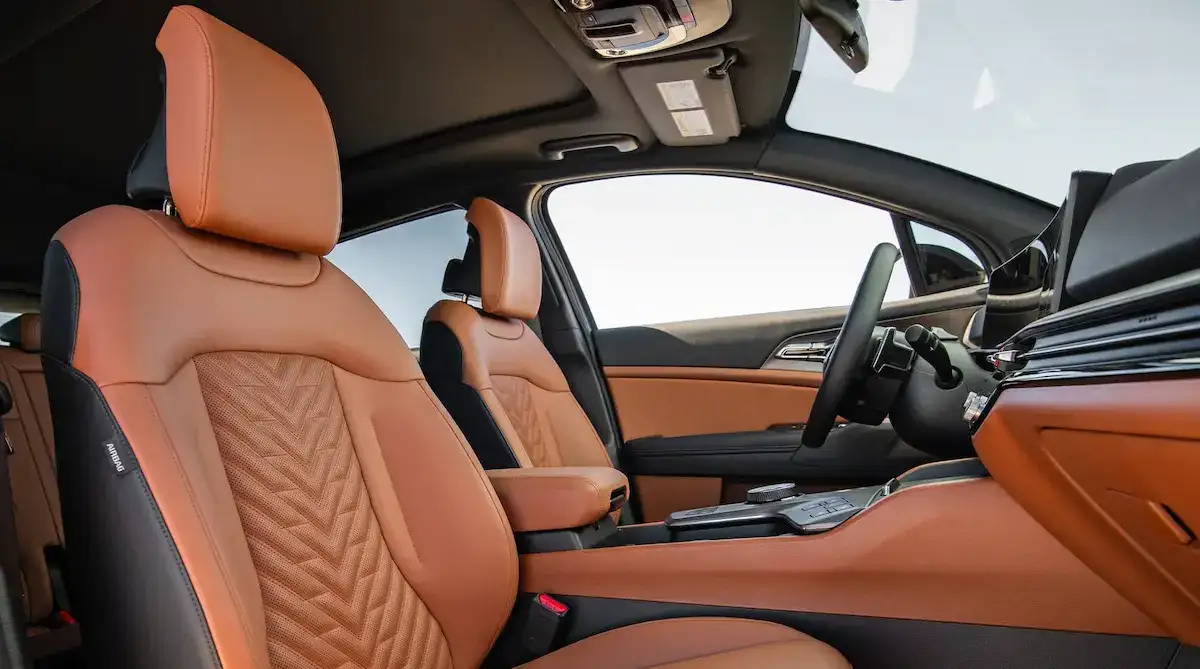 2027 Kia Sportage Terracotta Brown SynTex seat trim