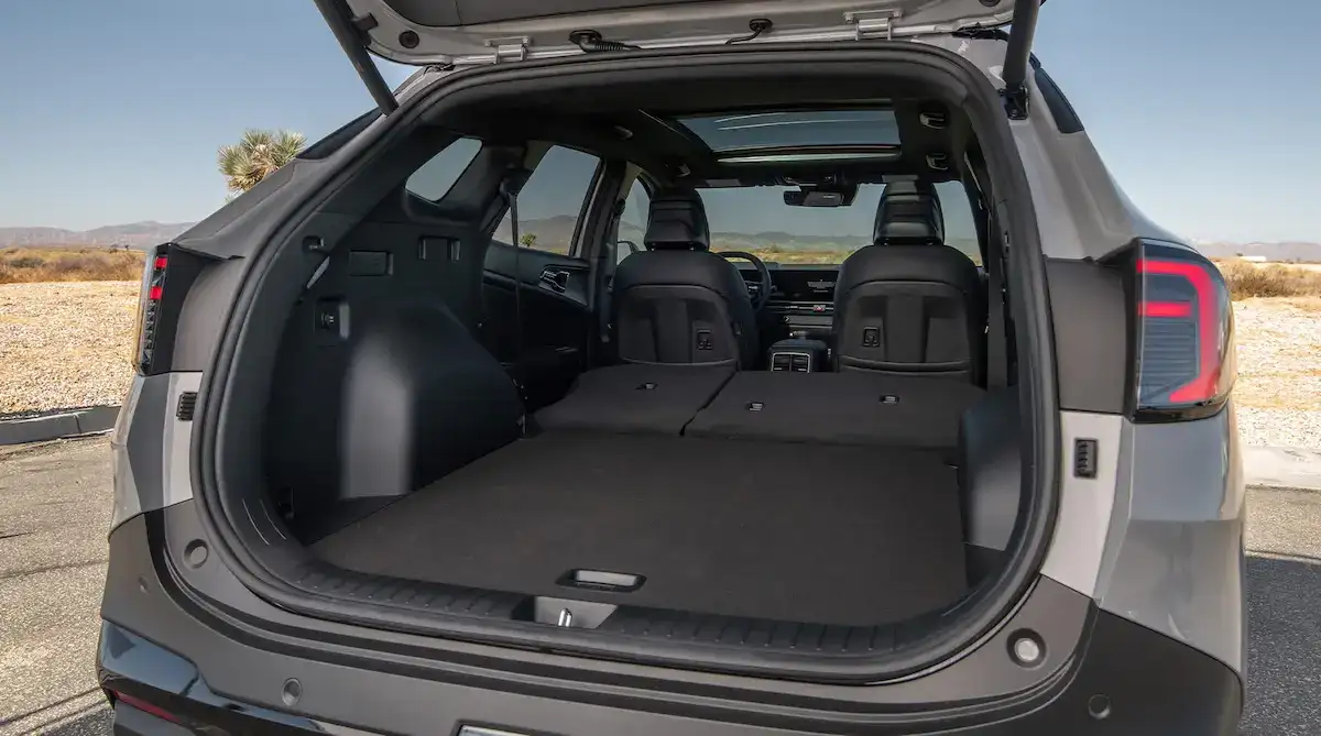 2027 Kia Sportage cargo room with the 2nd-row seats folded