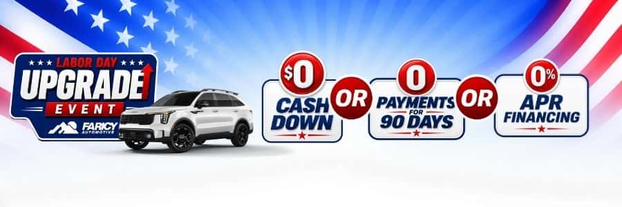 Labor Day Specials at Faricy Kia