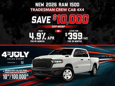 New 2026 Ram 1500 Tradesman Crew Cab 4x4