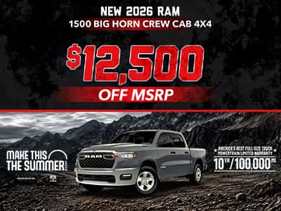 New 2026 Ram 1500 Big Horn Crew Cab 4X4