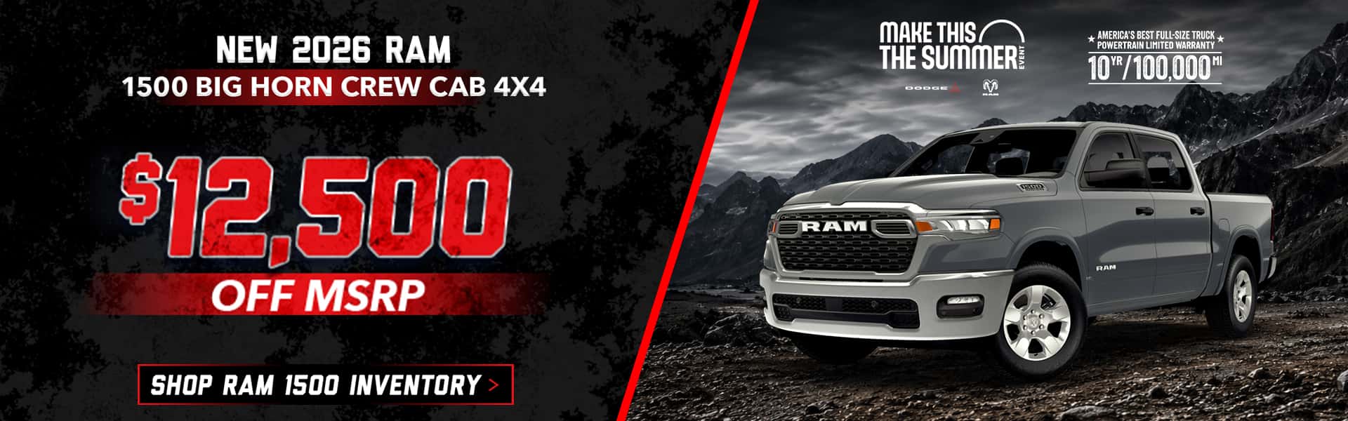 New 2026 Ram 1500 Big Horn Crew Cab 4X4