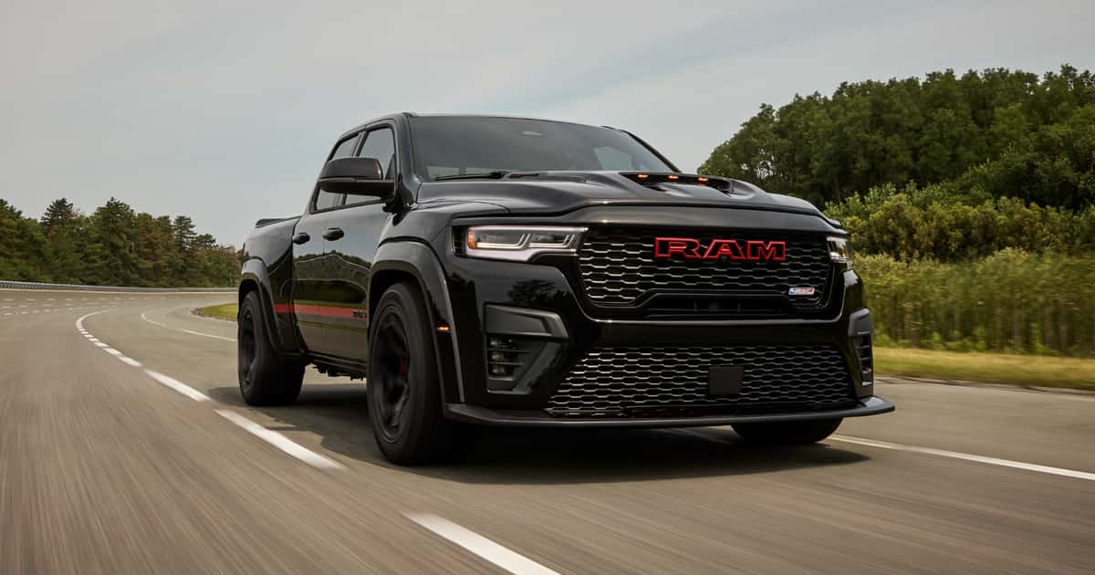 Ram 1500 on the highway