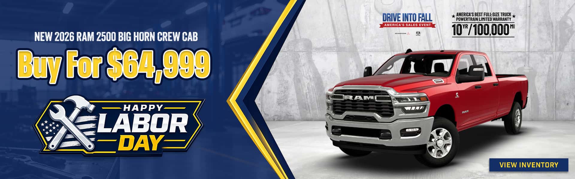New 2026 Ram 2500 Big Horn Crew Cab