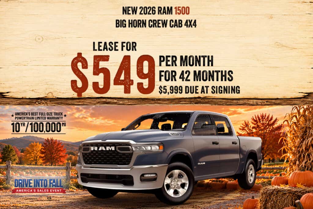 New 2026 Ram 1500 Big Horn Crew Cab 4X4