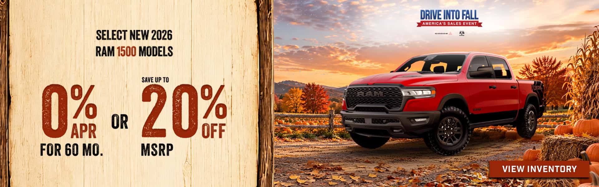 Select New 2026 Ram 1500 Models