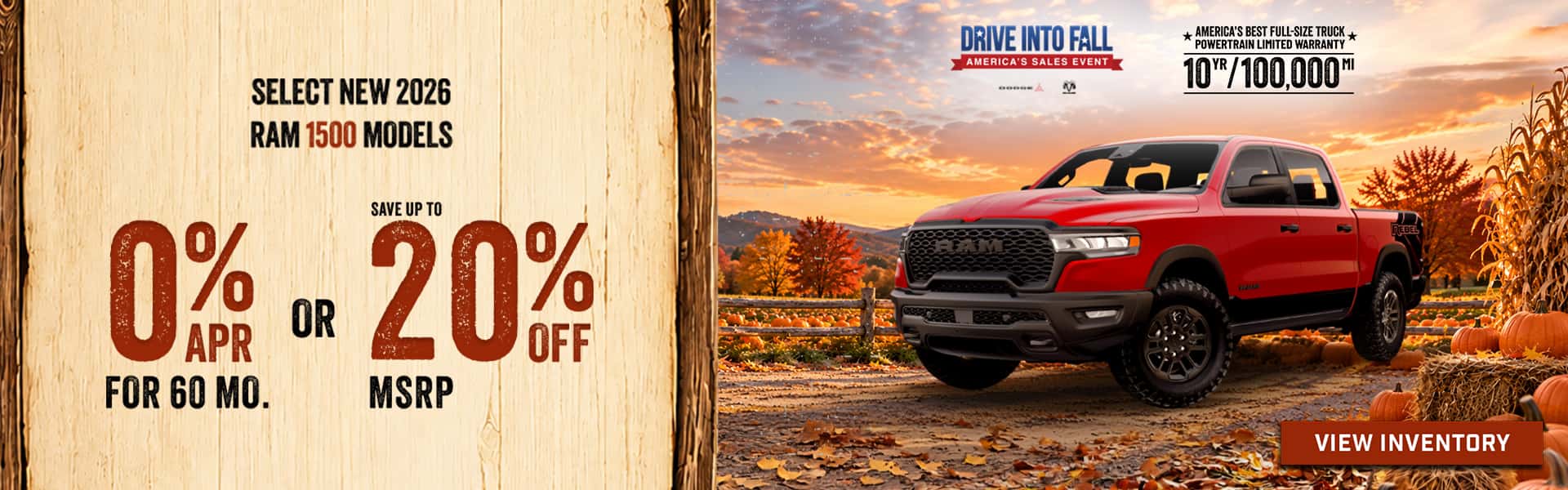 Select New 2026 Ram 1500 Models