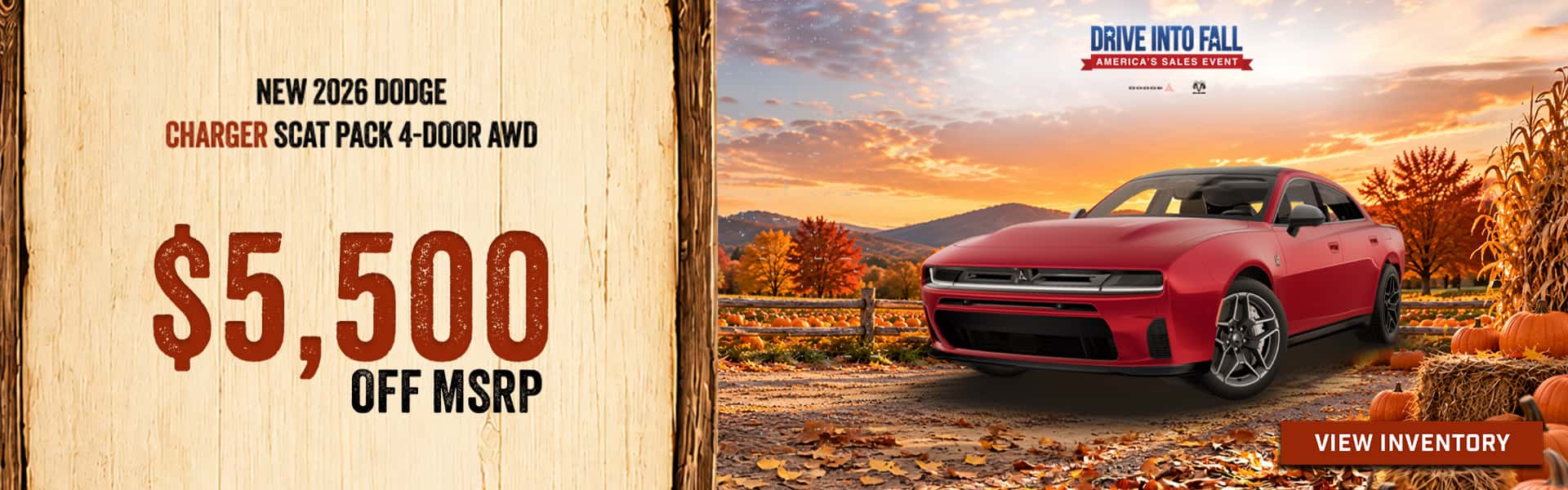 New 2026 Dodge CHARGER SCAT PACK 4-DOOR AWD