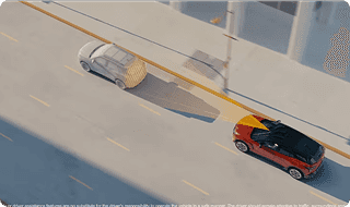 Following Distance Indicator