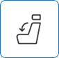 Standard fold-flat front passenger seat