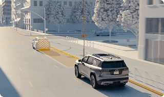 Blind Zone Steering Assist with Trailering