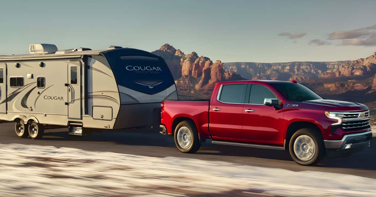 The 2026 Chevrolet Silverado 1500 comes with a 13,300 pounds towing capacity