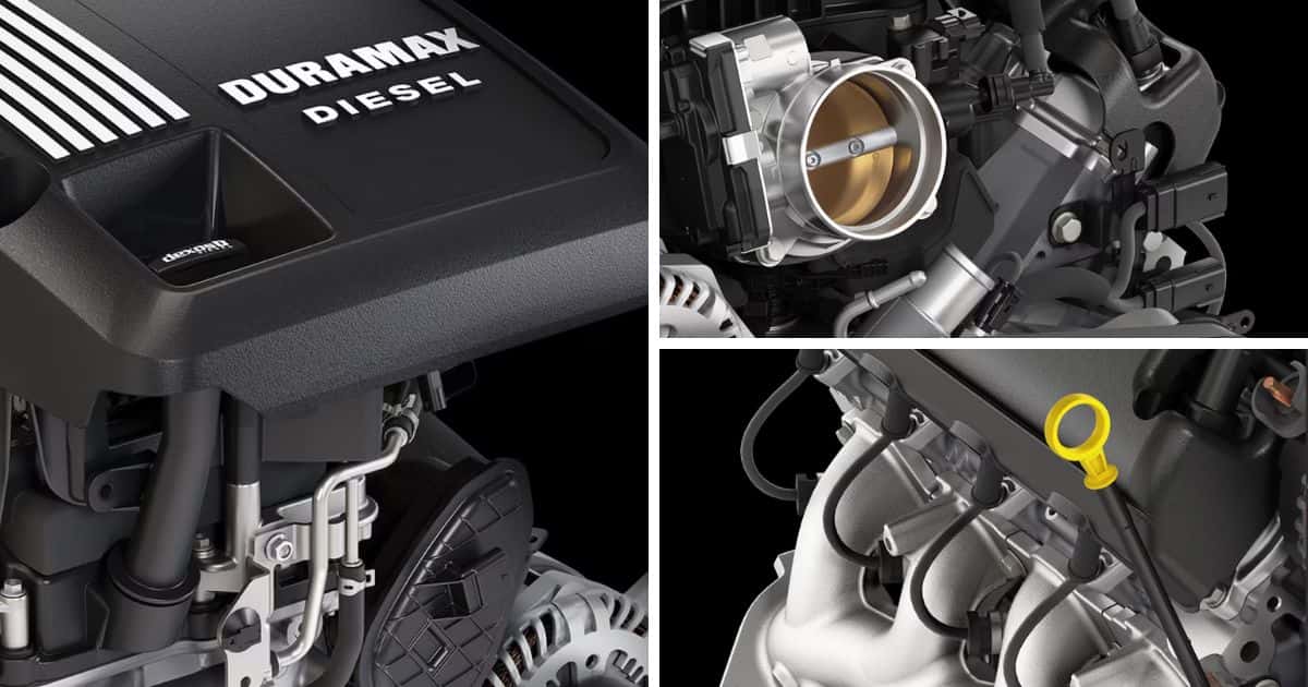 The different engine options of the 2026 Chevrolet Silverado 1500