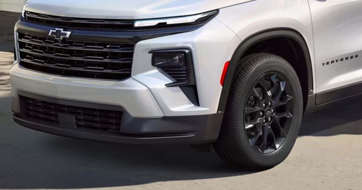 The 18-inch all-terrain blackwall tires of the 2026 Traverse Z71