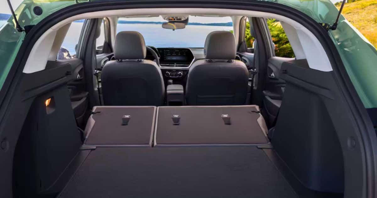 The 54.1 cubic feet cargo space in the 2026 Chevrolet Trax