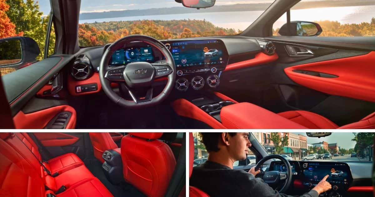 The tech and interior features of the 2026 Chevy Blazer EV