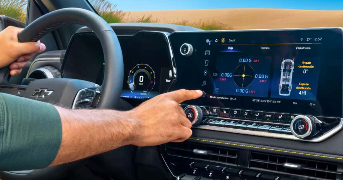 The technology and safety features in the 2026 Chevrolet Colorado