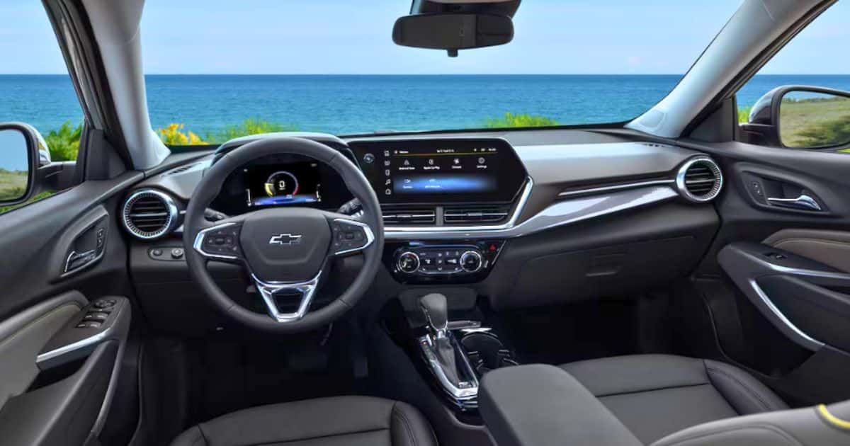 The technology features inside the 2026 Chevrolet Trax