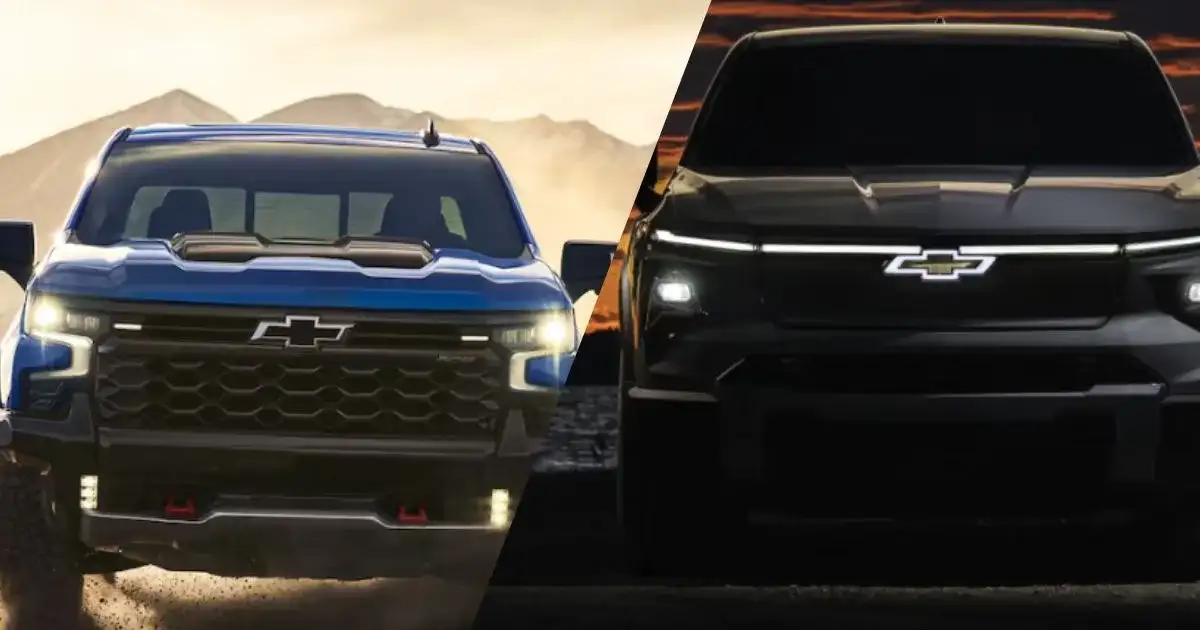 The 2026 Chevrolet Silverado 1500 vs 2026 Chevrolet Silverado EV for sale at Felix Chevrolet
