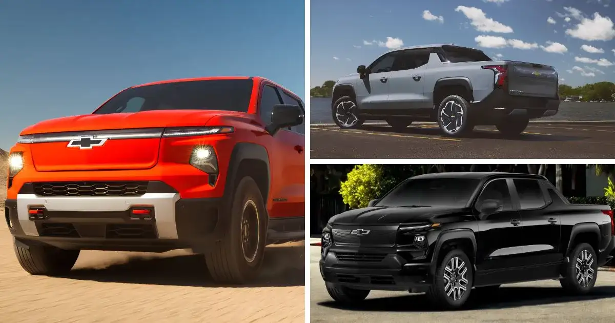 The 3 trims of the 2026 Chevrolet Silverado EV