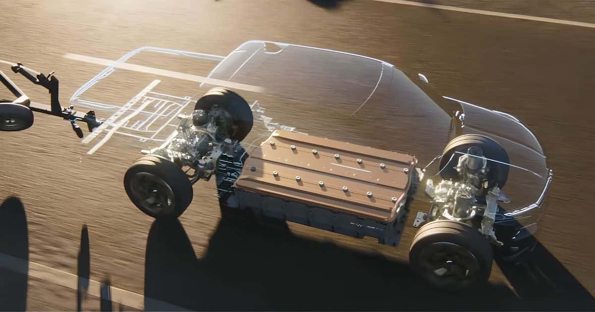 The GM battery platform in the 2026 Chevy Silverado EV produces zero emissions