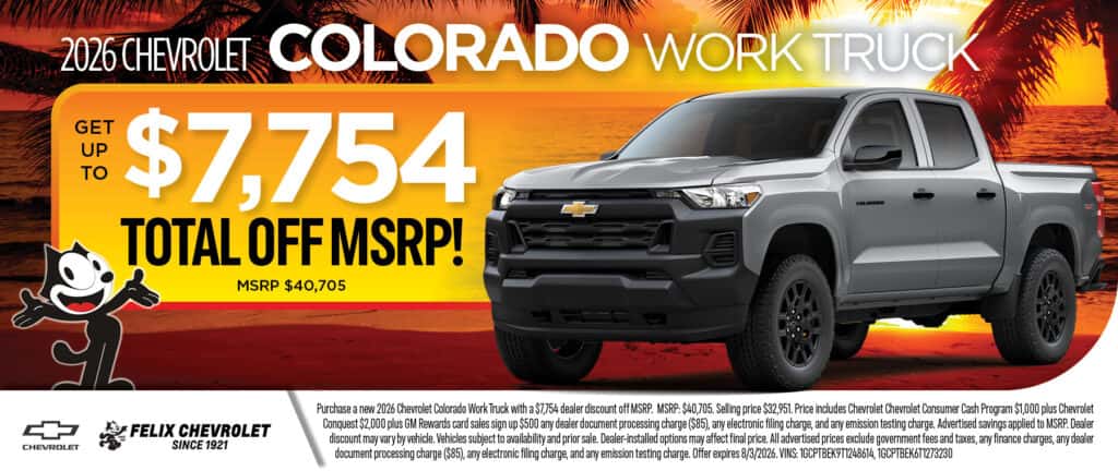 2026 Chevrolet Colorado July Special