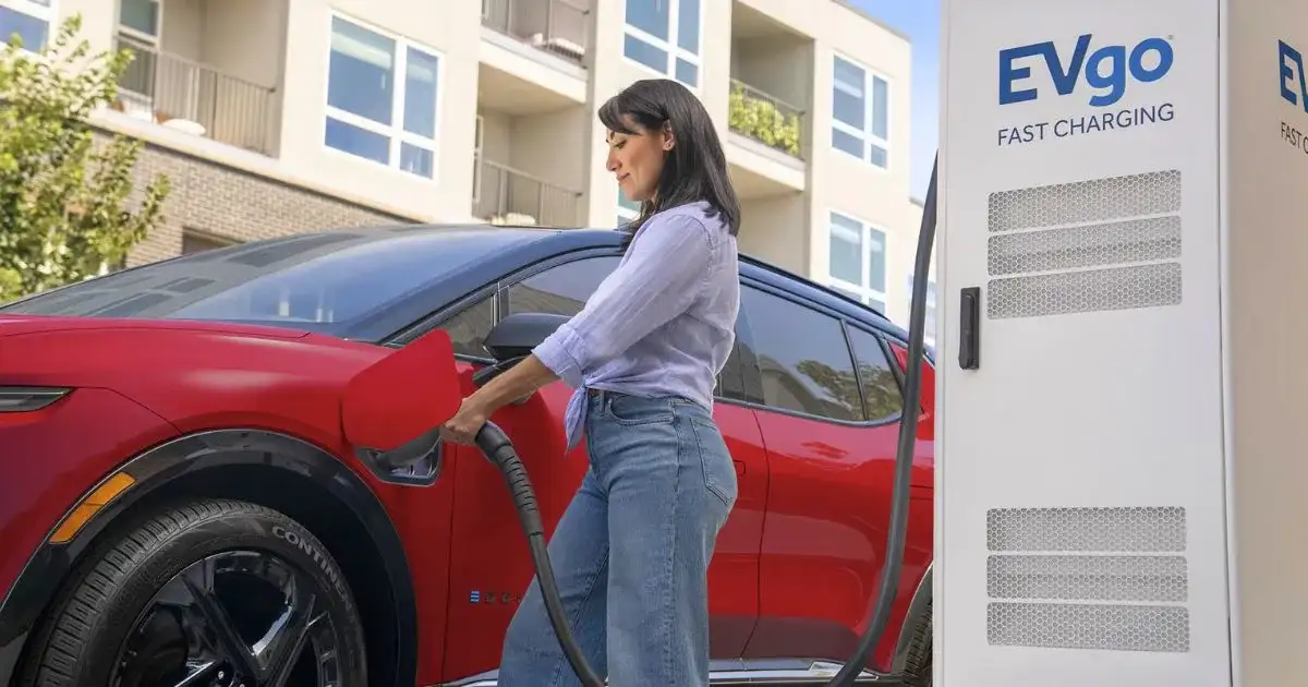 You can charge the 2026 Chevrolet Equinox EV through public DC fast charging stations