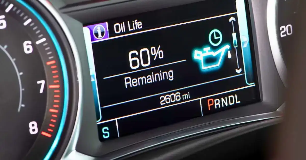 Chevrolet’s Oil Life System tracks when your vehicle needs an oil and filter change