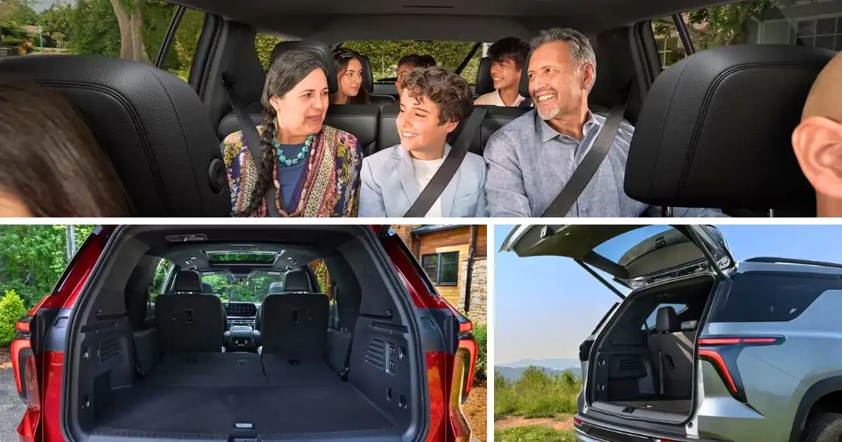 The 2026 Chevrolet Traverse beats the Grand Highlander in terms of cargo and seating space