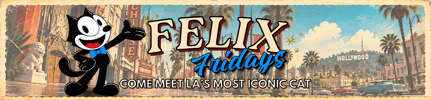 Felix Fridays at Felix Chevrolet in Los Angeles featuring Felix the Cat
