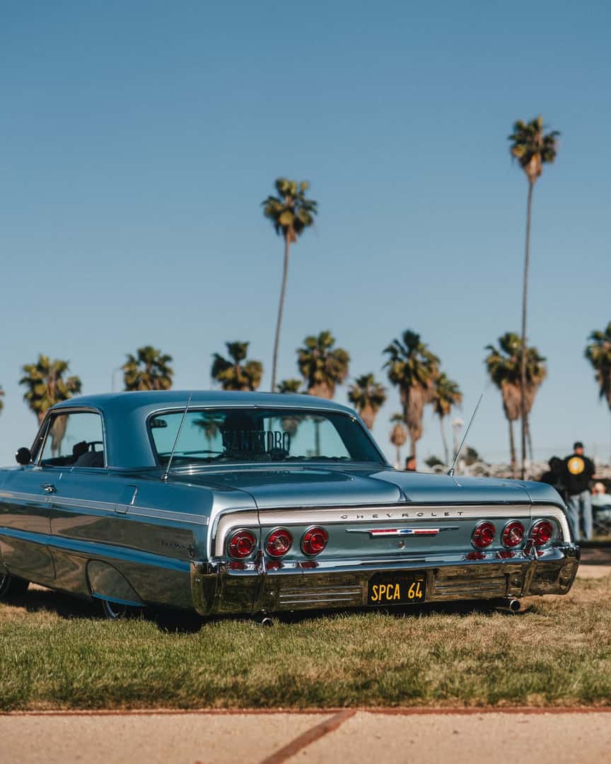 Classic Chevrolet Impala at the Felix Chevrolet Car Show in Los Angeles