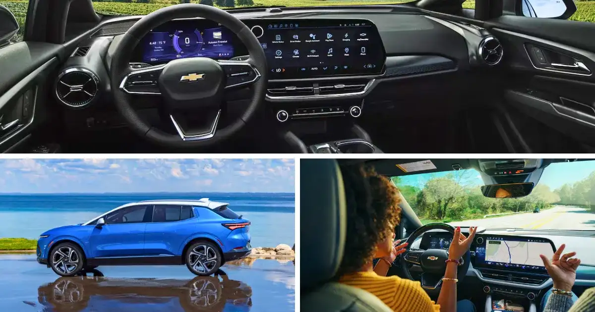 The 2026 Chevrolet Equinox EV and its interior features for sale at Felix Chevrolet