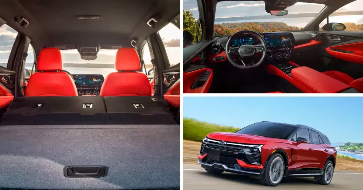 The cargo space and tech features of the 2026 Chevrolet Blazer for sale at Felix Chevrolet