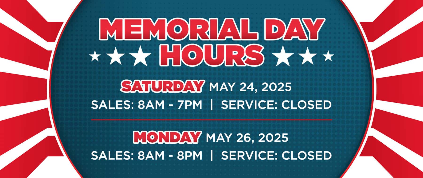 FergusonBuickGMC_1800X760_Desktop_MemorialDay_Hours_05-25