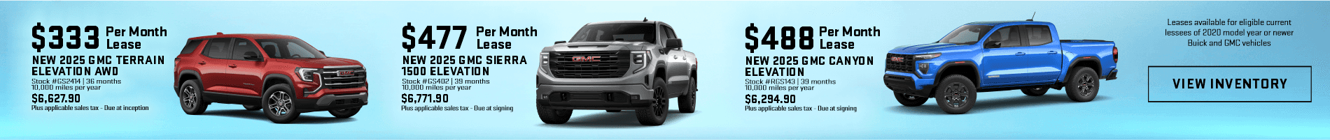 July Loyalty GMC Leases at Ferman of Wesley Chapel