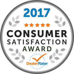 2017 Dealer Rater Consumer satisfaction award