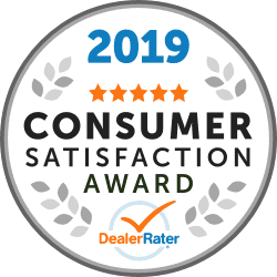 2019 Dealer Rater Consumer satisfaction award
