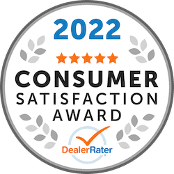 2022 Dealer Rater Consumer satisfaction award