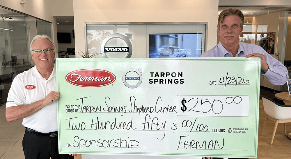 Ferman Volvo Cars of Tarpon Springs Supports Local Community Center