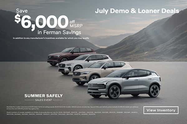 July Demo & Loaner Deals